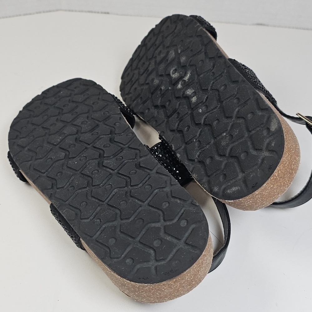 Aldo Black Rhinestone Sandals - Picture 9 of 10
